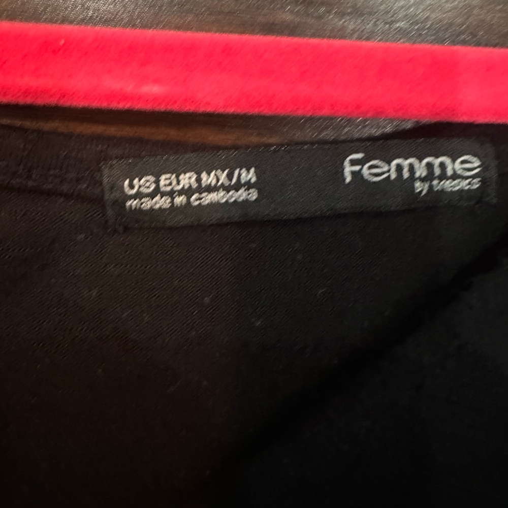 Femme Knot Long Sleeve Shirt Size Medium - Picture 3 of 3